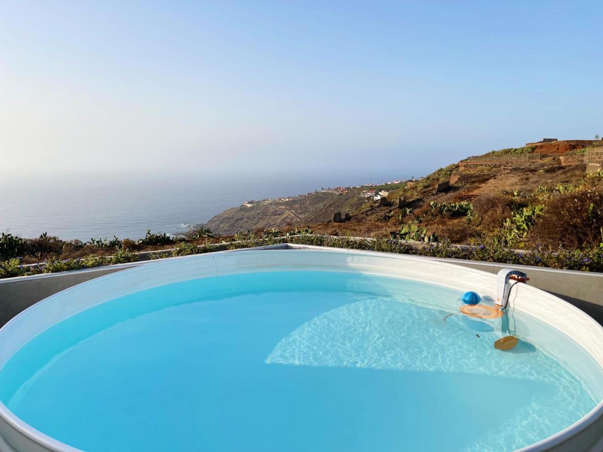Casa Con Piscina Y Jardin Con Vistas Al Mar Villa Puerto de la Madera Dış mekan fotoğraf