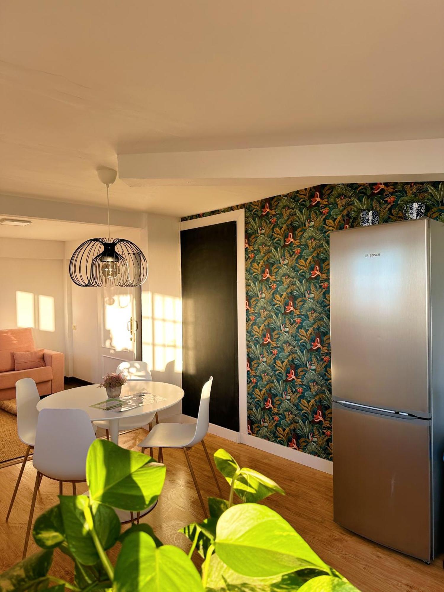 Casa Con Piscina Y Jardin Con Vistas Al Mar Villa Puerto de la Madera Dış mekan fotoğraf